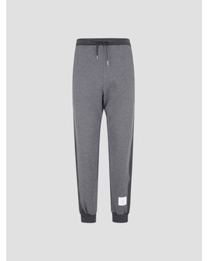 Thom Browne Engineered Bar Mini Sweatpants - Gray