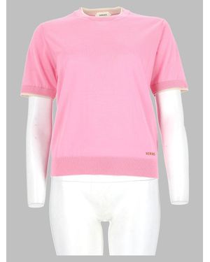 Versace Couture-Inspired Sweater - Pink