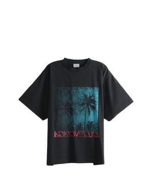 Balenciaga Oversized T-Shirt - Black