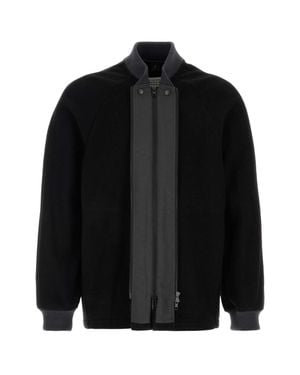 Maison Margiela Wool-Cashmere Blend Jacket - Black