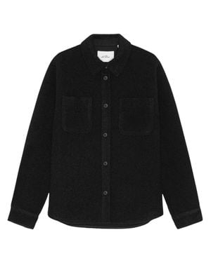 Les Deux Wool-Blend Shirt - Black