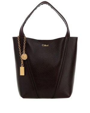 Chloé Mini Leather Crossbody Bag - Black