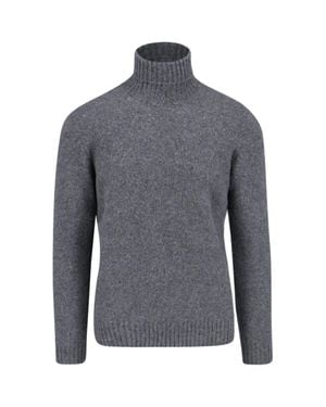 Drumohr 100% Lambswool Sweater - Gray