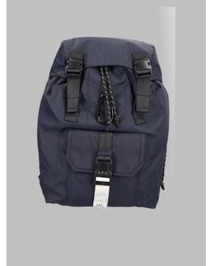 A.P.C. A. P.C. Nylon Backpack For - Blue