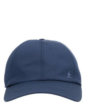 Premiata Logo Solid Baseball Hat - Blue