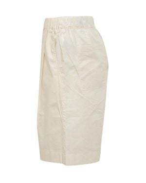 Laneus Stylish Mini Shorts For Summer Season - White