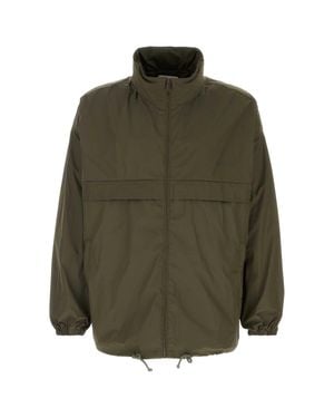 Saint Laurent Mock Collar Jacket - Green