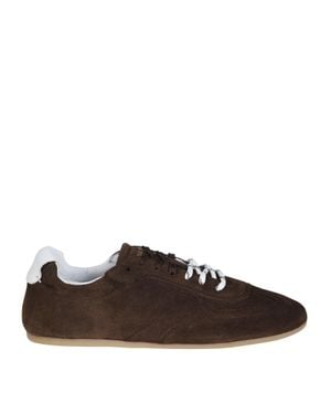 Alohas Suede Leather Sneaker - Brown