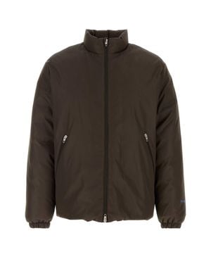 Jil Sander Chocolate Polyester Down Jacket - Brown