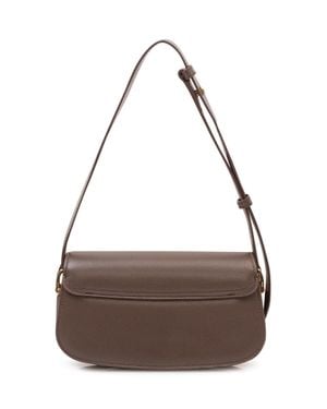 Ami Paris Shoulder Handbag - Brown