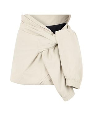 Balenciaga Dress Style Technical Jacket - Natural
