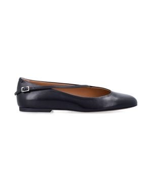 Jil Sander Leather Ballerina - Blue