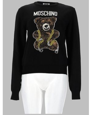 Moschino Graphic Logo Sweatshirt - Black