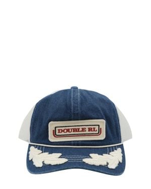 RRL 100% Cotton Utility Hat - Blue