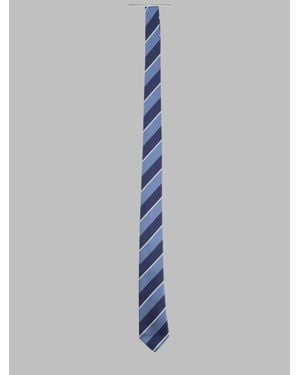 Paul Smith 100% Silk Tie - Blue