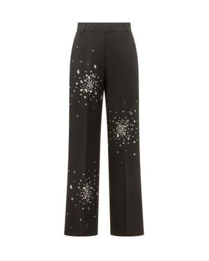 Des Phemmes Wide Suit Pants - Black