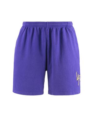 Local Authority Cotton Bermuda Shorts - Blue