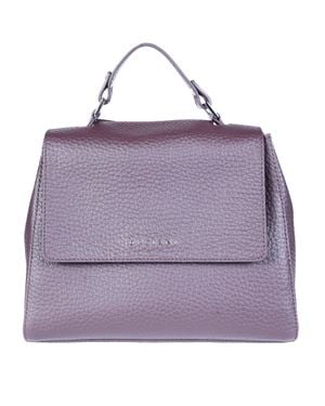 Orciani Mini Soft Handcrafted Crossbody Bag - Purple