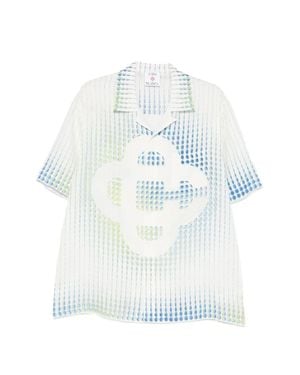 CASABLANCA Shirt Ss Linen - White