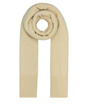 Camilla & Marc Ivory Wool Blend Ash Scarf - Natural