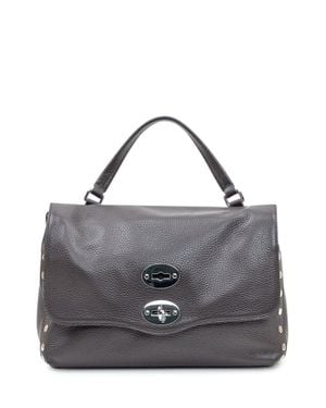 Zanellato Postman Daily Small Shoulder Bag - Gray