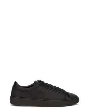 BOSS Low-Top Lace-Up Sneaker - Black