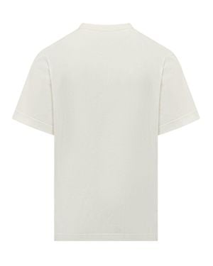 Burberry Ovale Check T-Shirt - White
