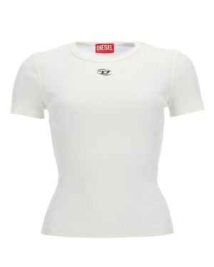 DIESEL Top "T-Ele-Long-Od" - White