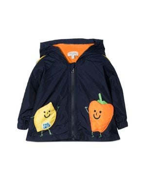 Paul Smith Stylish Mini Hooded Jacket For Boys - Blue