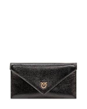 Pinko Mini Chic Zip Clutch - Black
