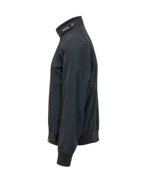 Woolrich Elevated Bomber Jacket With Neck Zip - Blue