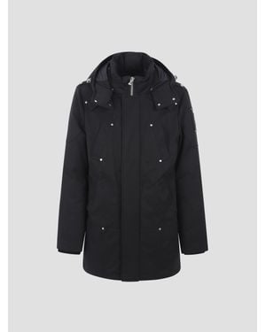 Moose Knuckles Original Shearling Trim Stirling Parka - Blue