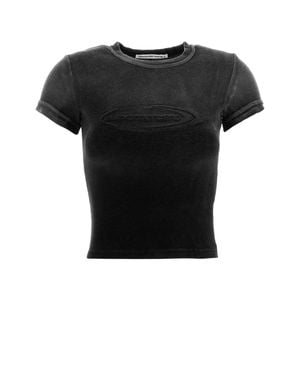 T By Alexander Wang Baby Tee - Black