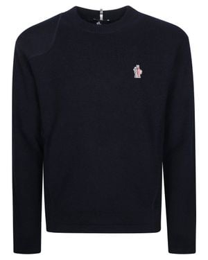Moncler Style Cardigan - Blue