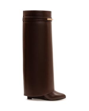 Givenchy Shark Pinch High Boot - Brown