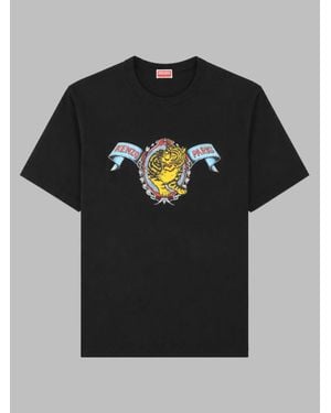 KENZO Jumping Tiger Graphic T-Shirt - Black
