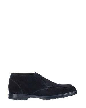 Doucal's 100% Calf Leather Flat Shoes - Blue
