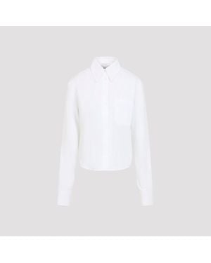 Sportmax Regular Solid Shirt - White