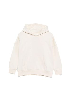 Palm Angels Girls Oversized Hoodie - White