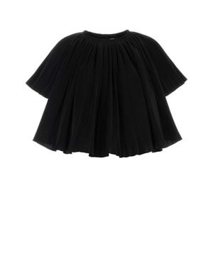 Co. Crinkle Cut Top - Black