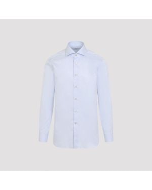 Kiton Shirts Blue