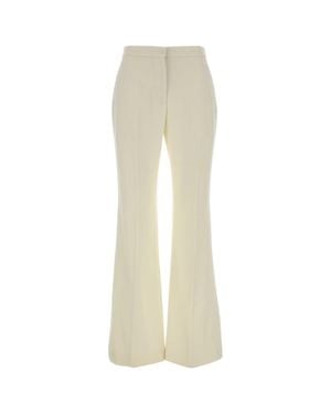 Givenchy Ivory Wool Pant - White
