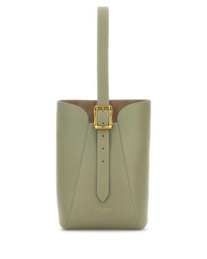 J&m Davidson Sage Leather Quiver Nano Bucket Bag - Green