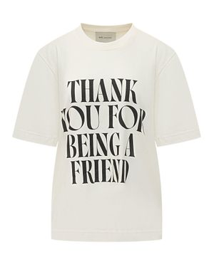 Ami Paris Statement T-Shirt With Bold Lettering - White