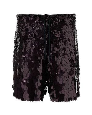 Dries Van Noten Embellished Crepe Piperi Bermuda Shorts - Black