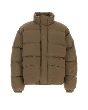 Jil Sander Mud Polyester Down Jacket - Green