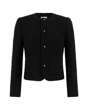 Celine Elegant Fitted Jacket - Black