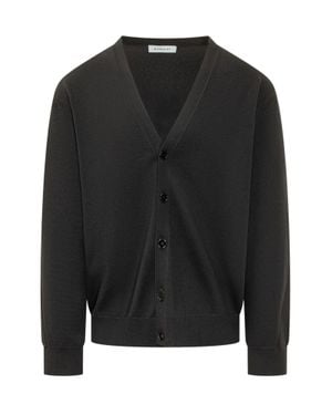 Givenchy V-Neck Knitted Cardigan - Black