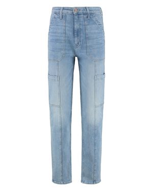 COUTR.COM Mother Double-Pocket Jeans - Blue