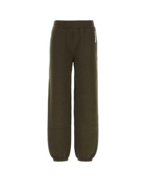 Jil Sander Cotton Sweatpants - Green